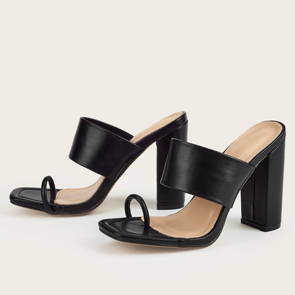 Alzata - Square Toe High Heels